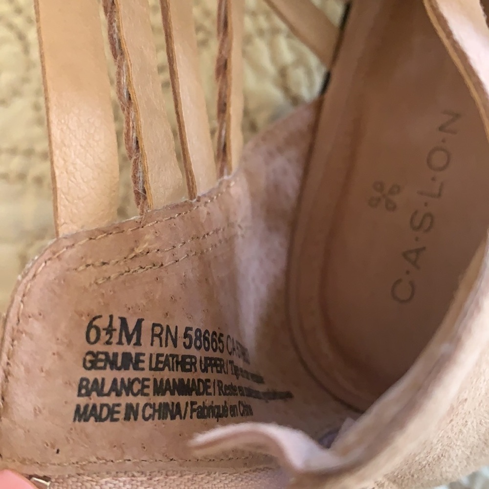 CASLON Pink Suede Booties - Picture 7 of 11